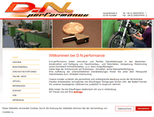 Tablet Screenshot of dn-performance.de